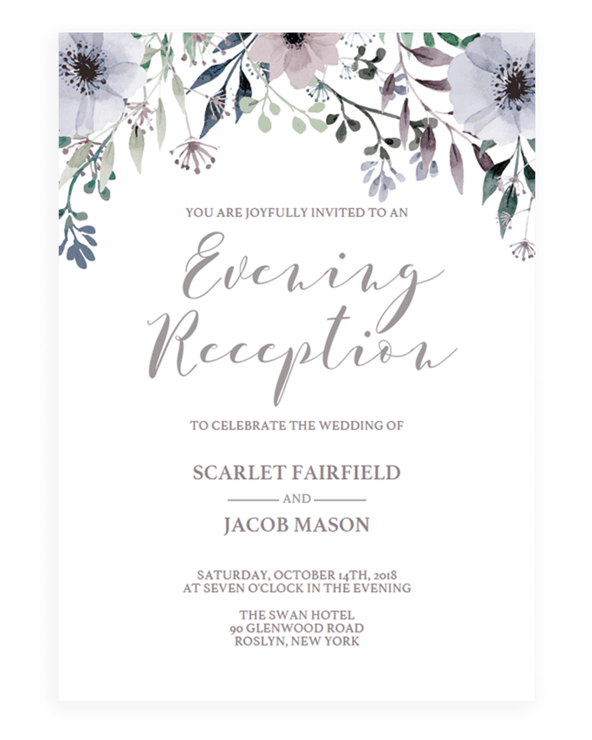 Invitation Card Print - Art Board
